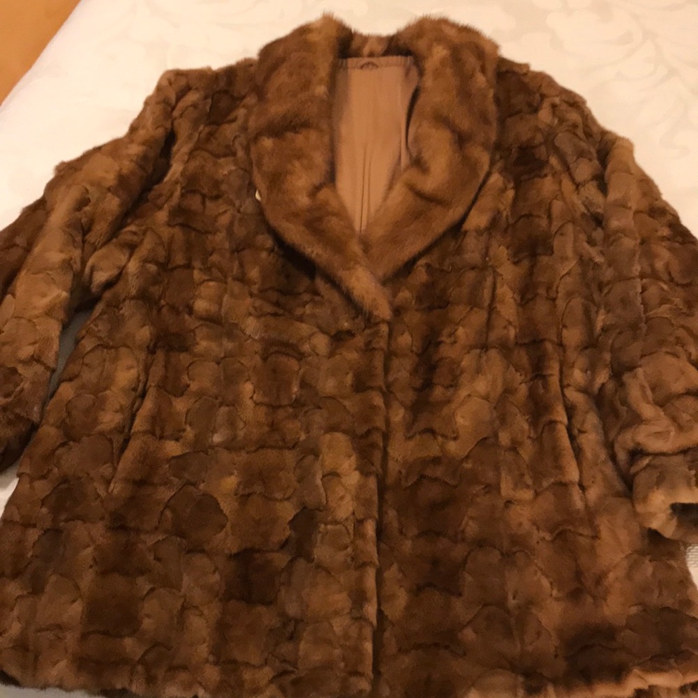Whiskey Mink Coat